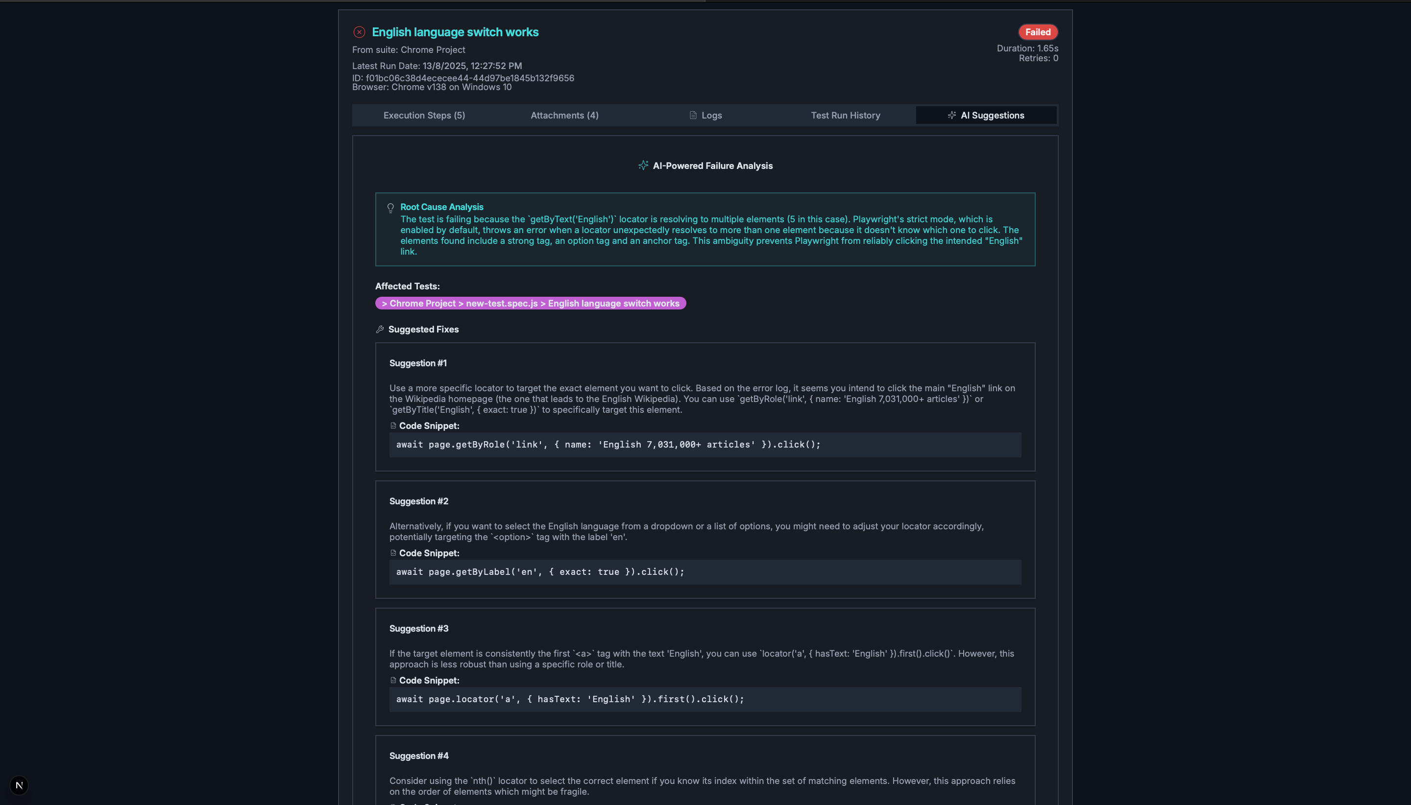 pulse dashboard ai response