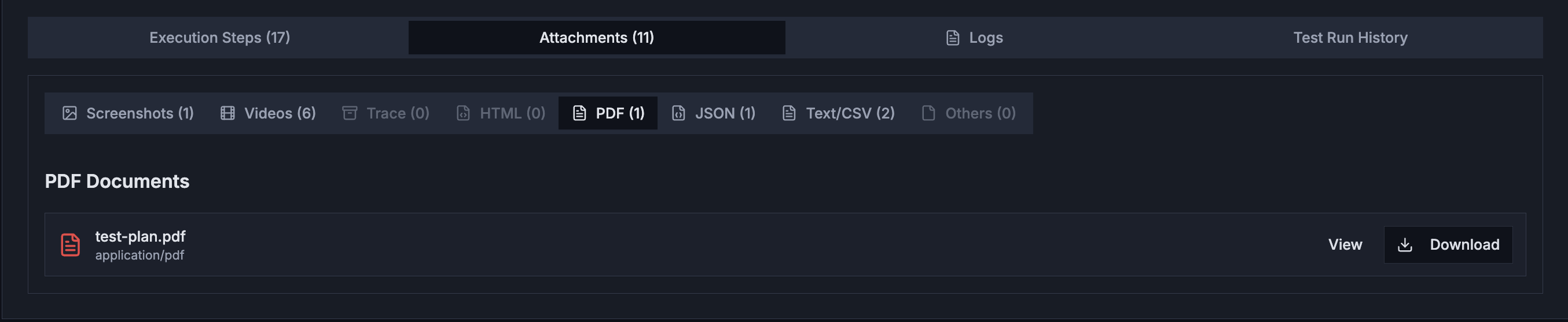 pulse dashboard attachments pdf