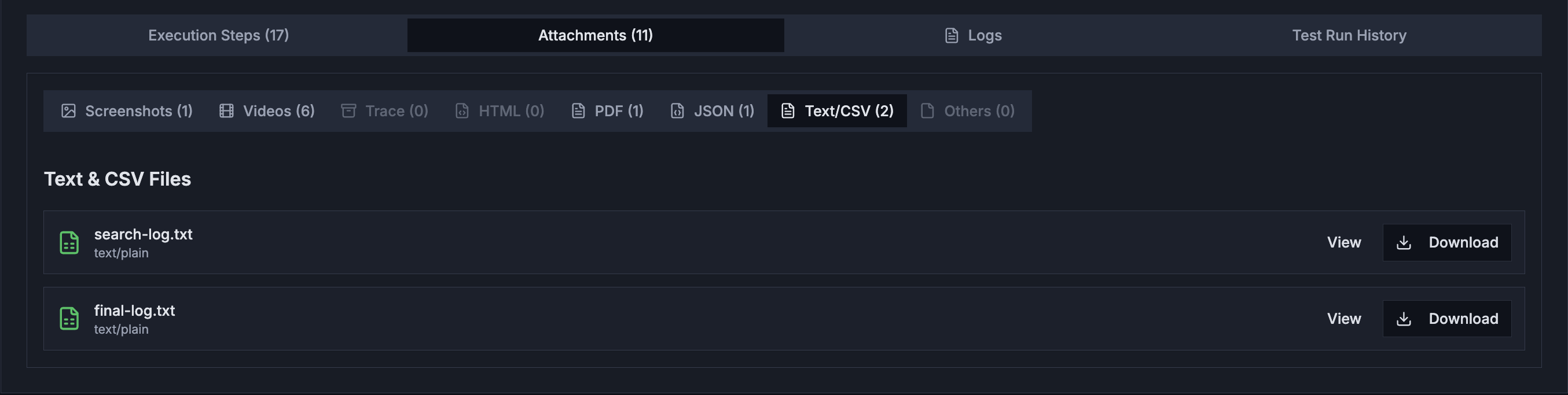 pulse dashboard attachments text-csv