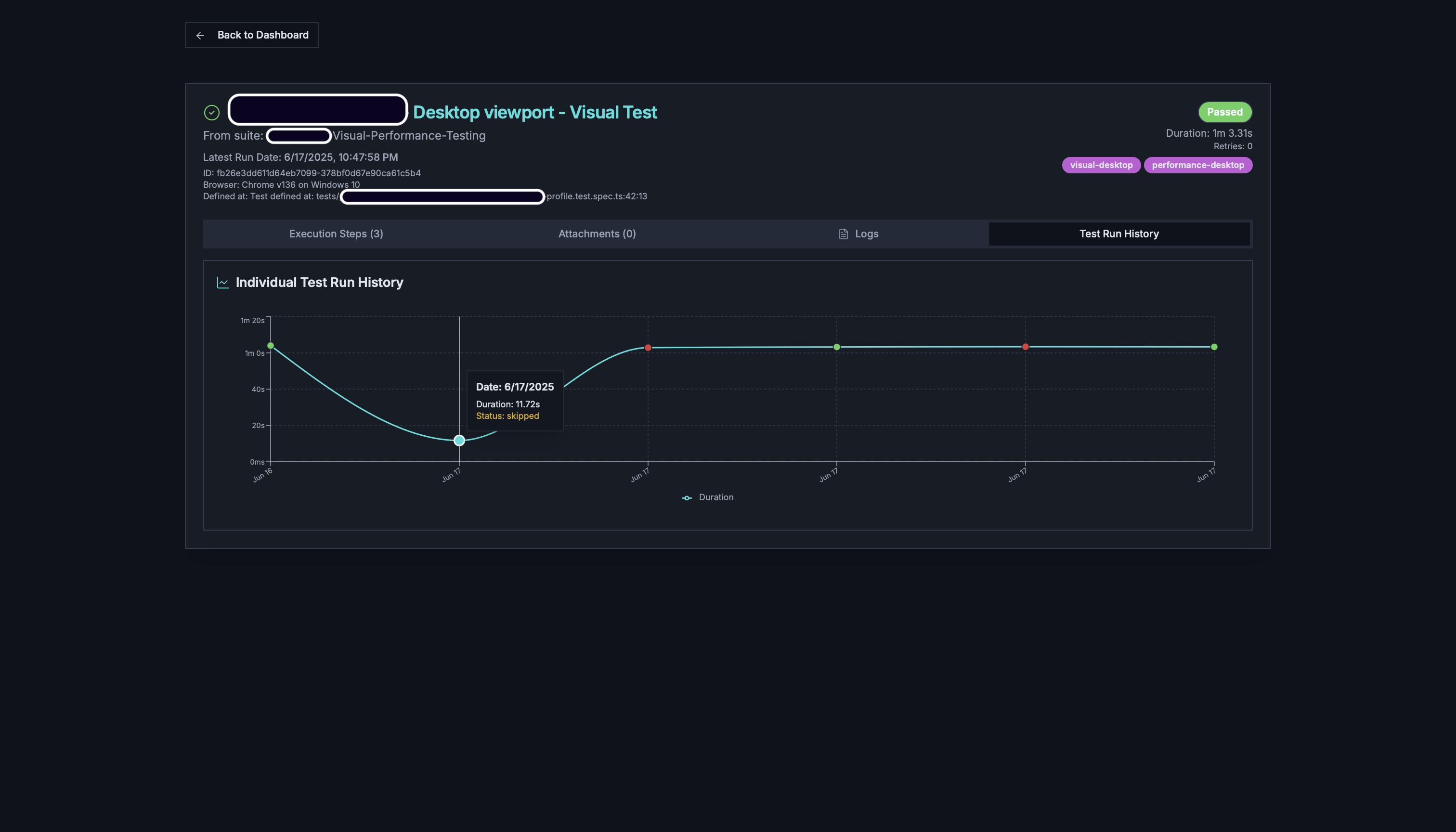 Pulse Trend Analysis Page